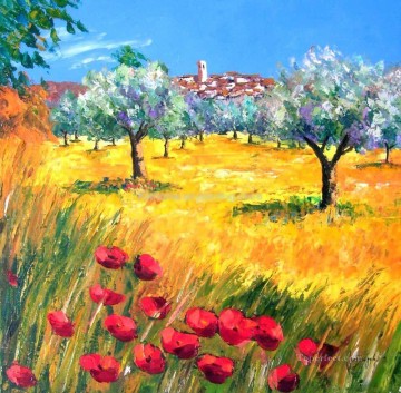 PLS21 美しい風景庭園 Oil Paintings